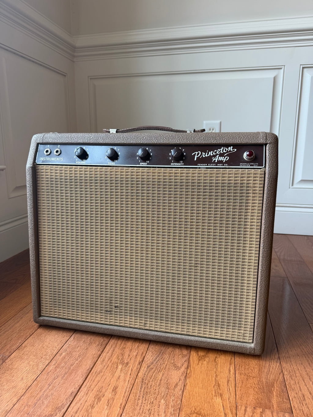 1963 Fender Princeton 6G2 Brownface Guitar Amp
