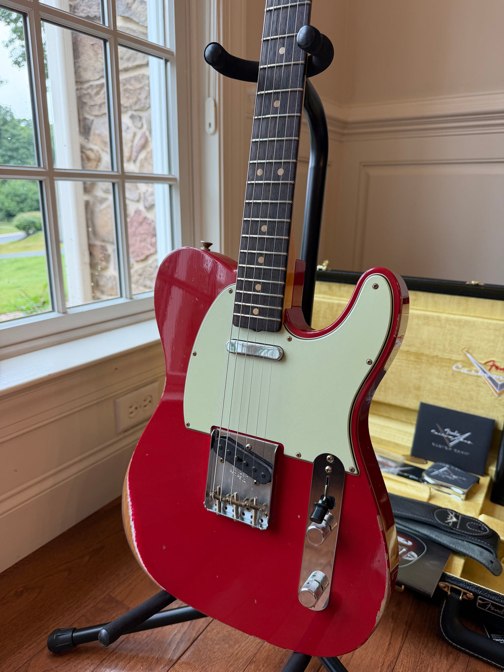 2025 Fender Custom Shop ‘63 Telecaster LR25 Relic - Dakota Red