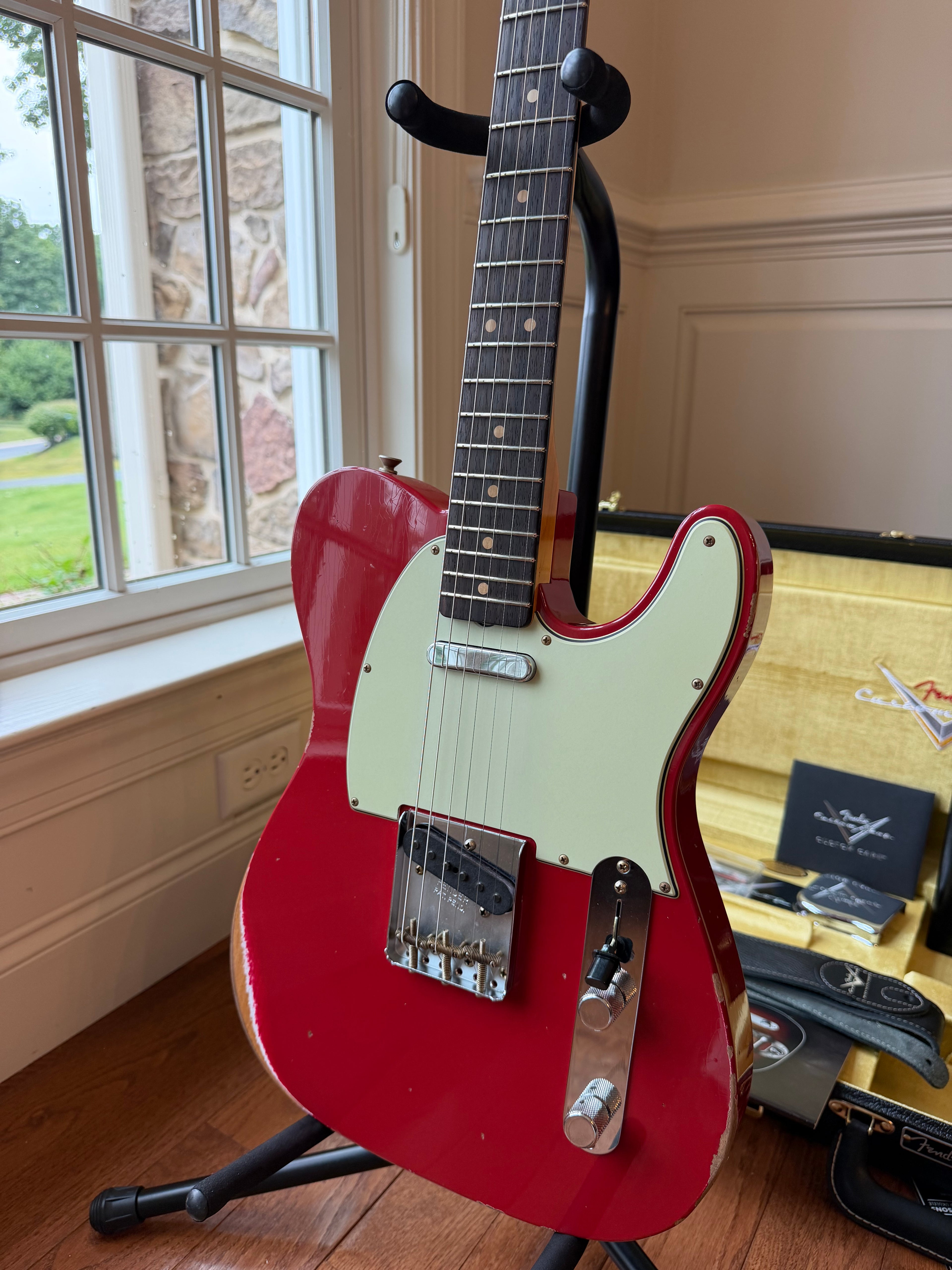 2025 Fender Custom Shop ‘63 Telecaster LR25 Relic - Dakota Red