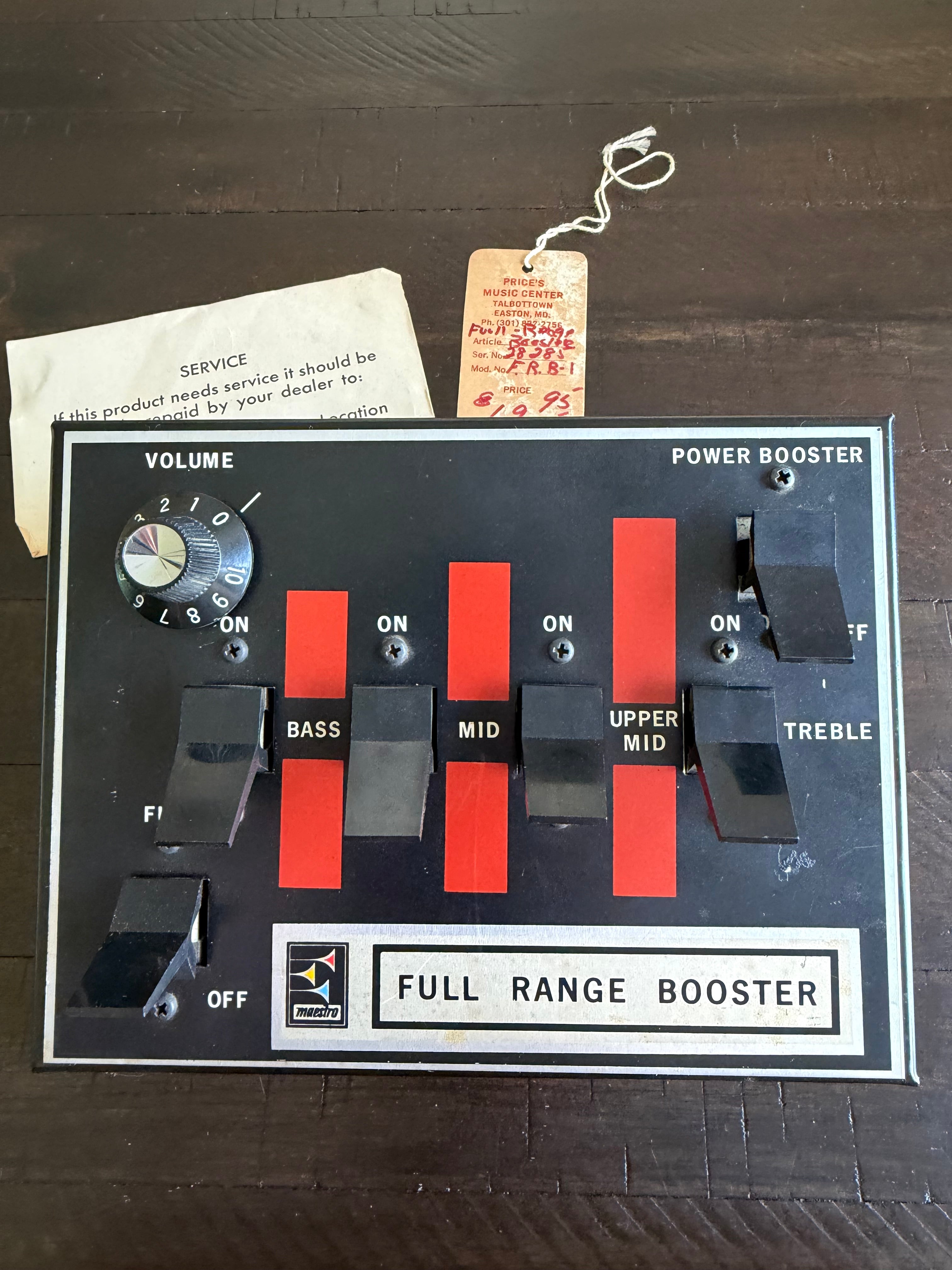 Maestro Full Range Booster FRB-1