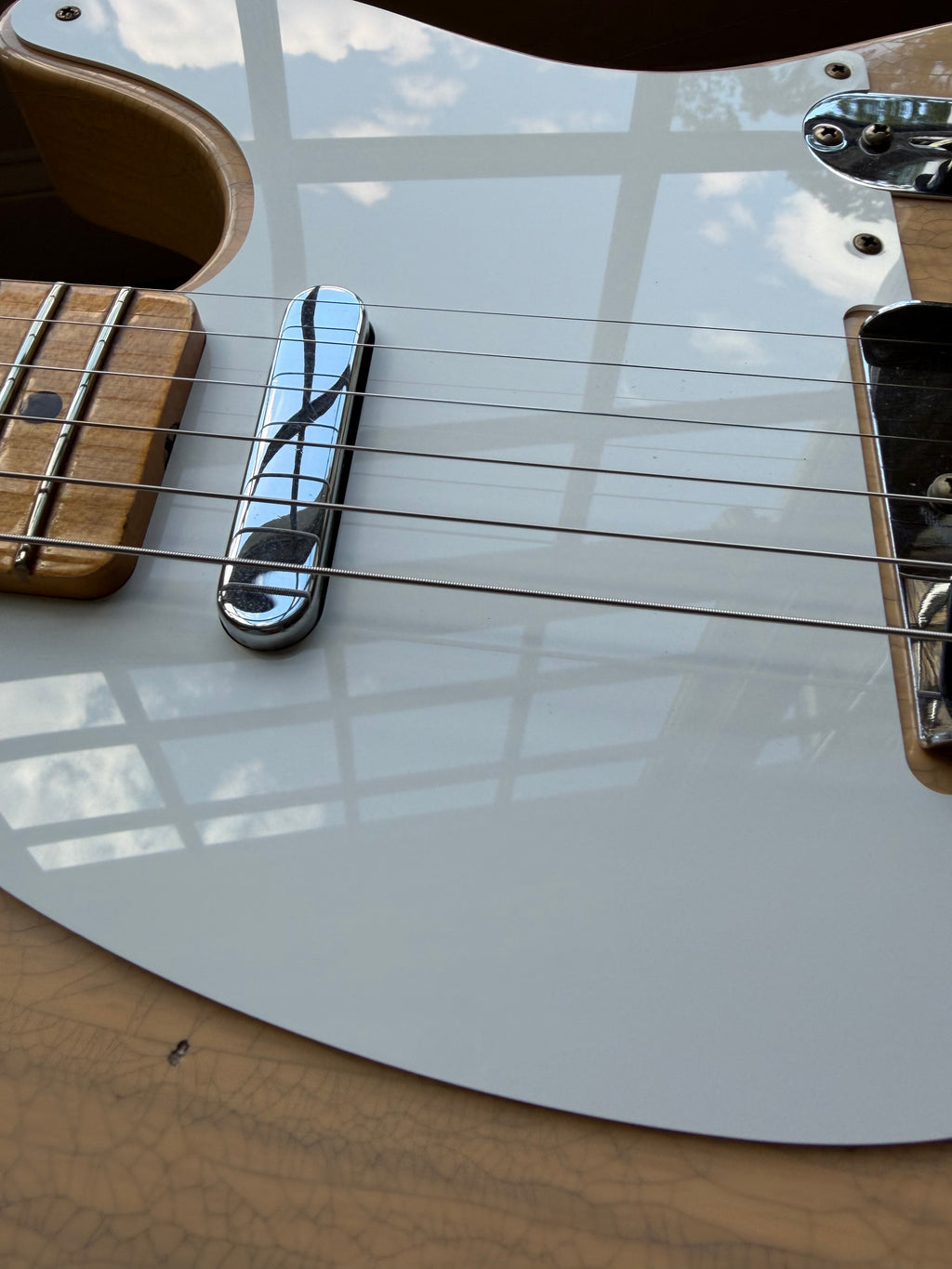 2026 Fender Custom Shop ‘58 Telecaster B6 Top Loader Journeyman - Super Aged Dirty White Blonde