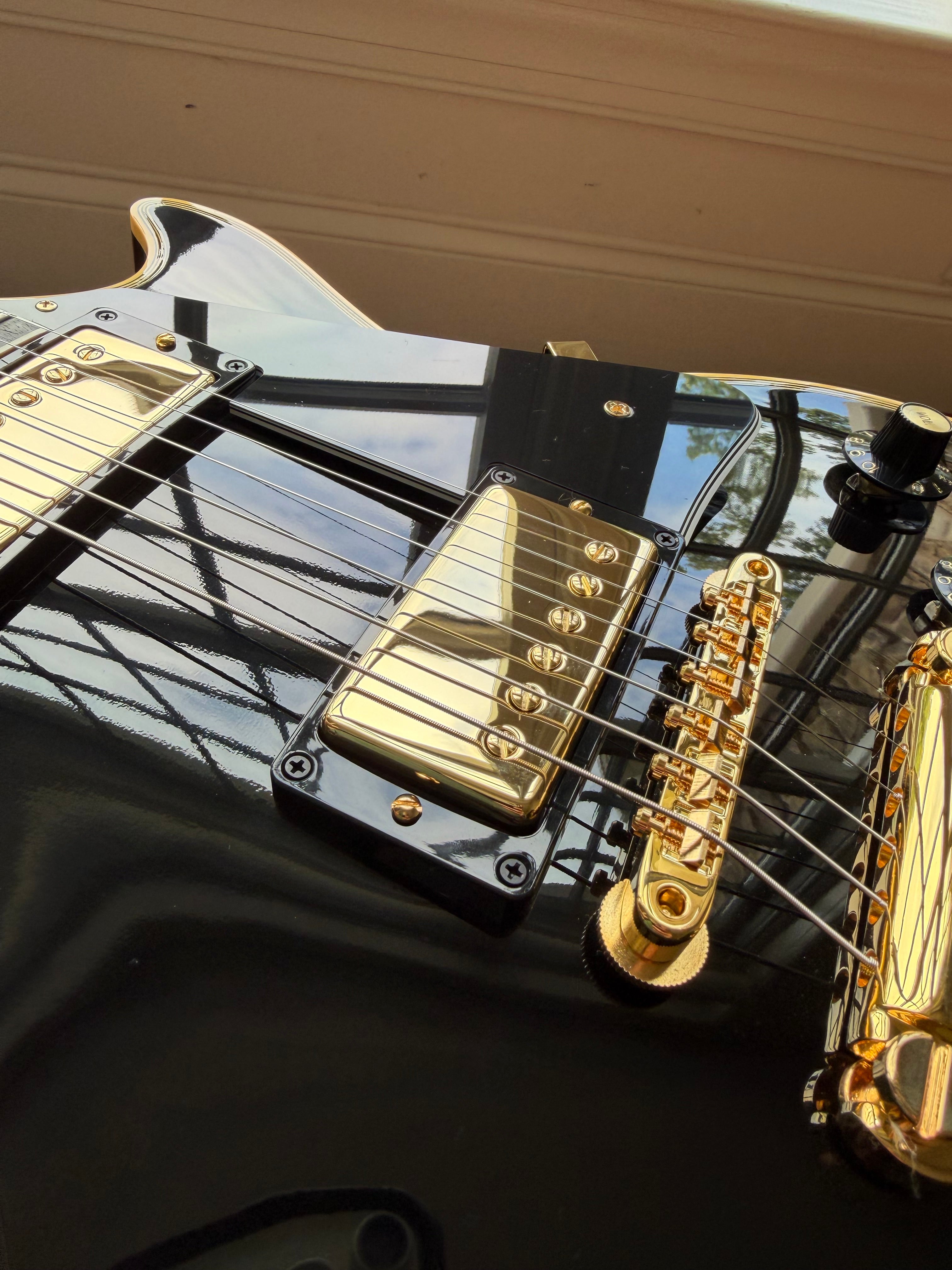 2026 Gibson Custom Shop Les Paul Custom ‘68 Reissue - Ebony Black