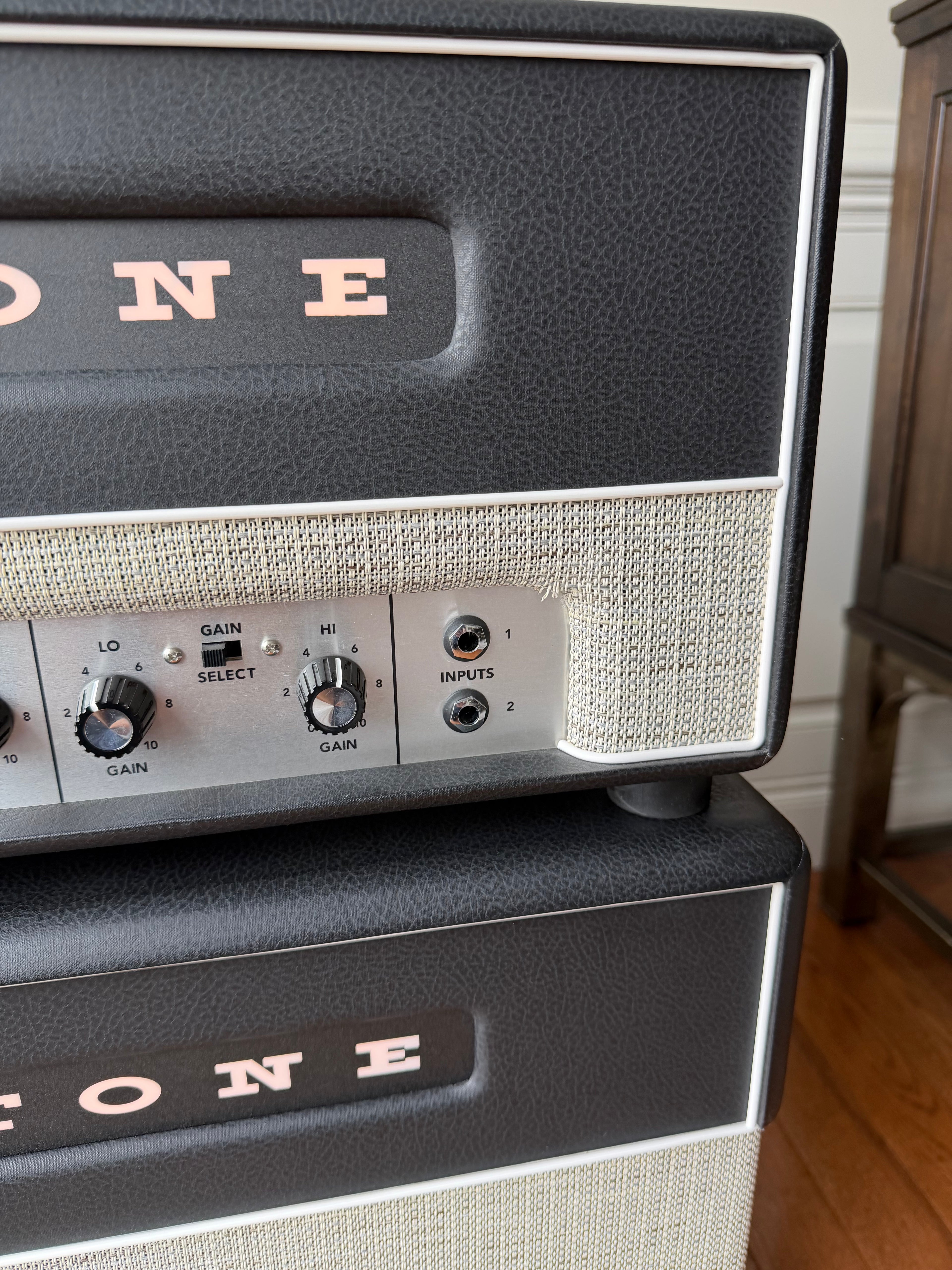 2025 Magnatone Super Fifty-Nine M80 Guitar Amp Head and Cab Stack - Image 5