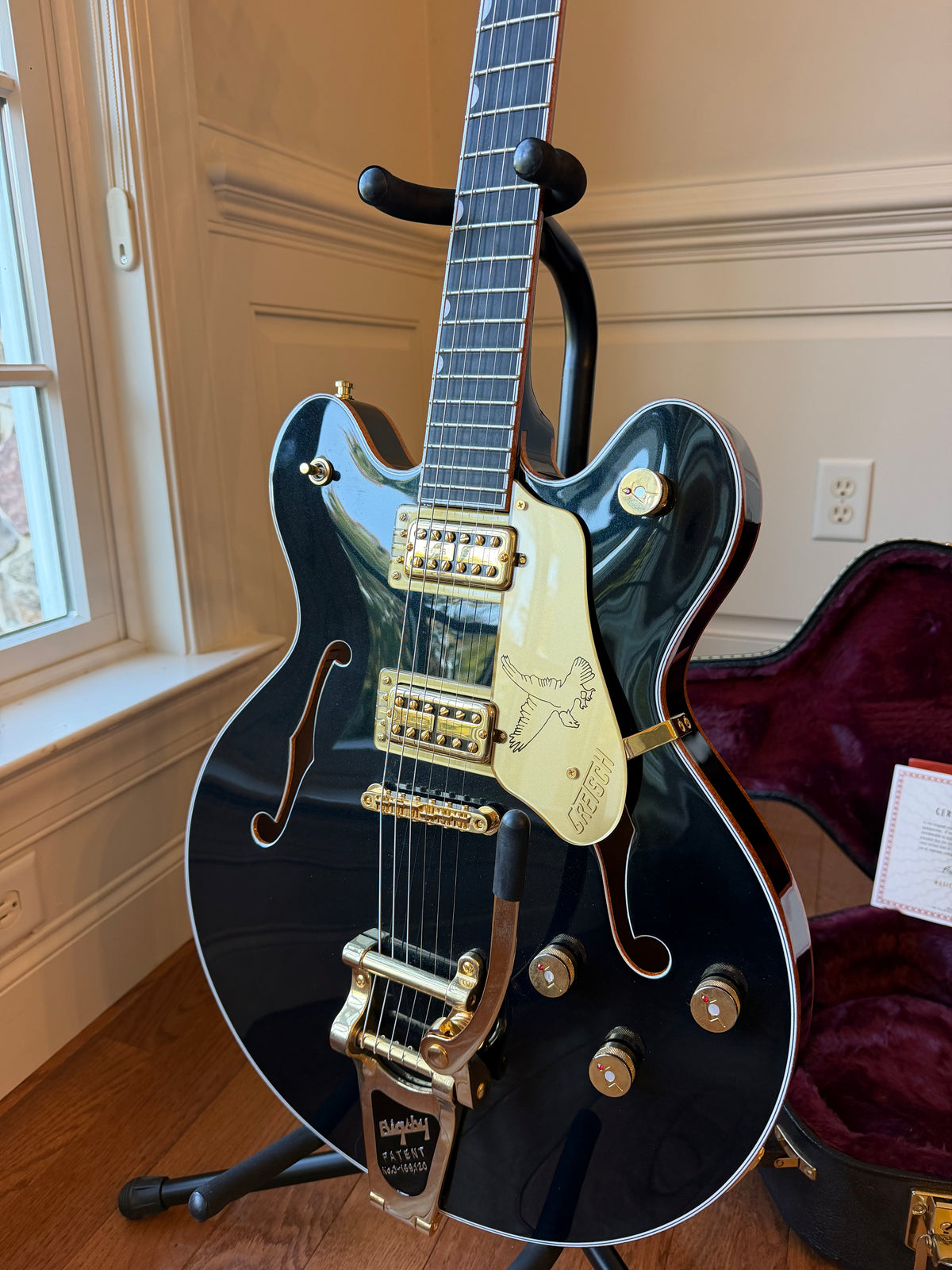 2025 Gretsch Falcon Pro Center Block LTD Limited Edition - Midnight Sapphire Blue