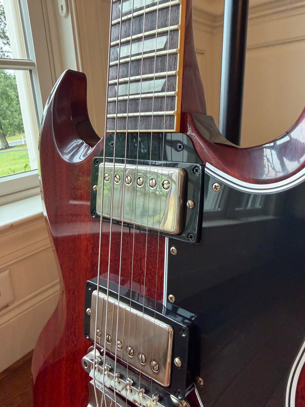 2026 Gibson Custom Shop ‘64 SG Maestro Vibrola VOS - Cherry Red