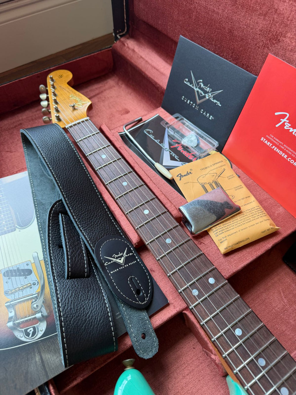 2025 Fender Custom Shop ‘64 Stratocaster L-Series Limited S24 Journeyman - Aged Sea Foam Green