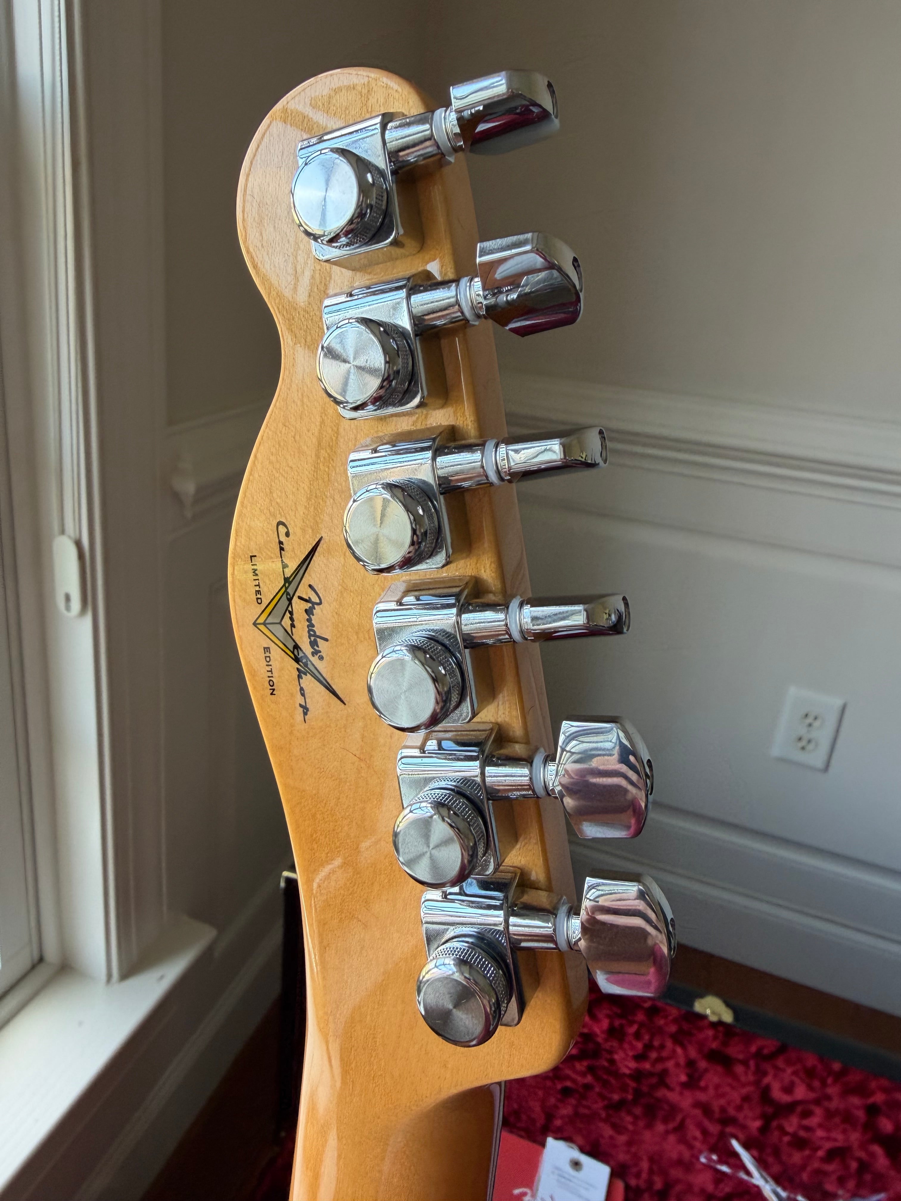 2025 Fender Custom Shop Telecaster W25 Custom Deluxe NOS Limited Edition - Fire Mist Orange - Image 9