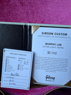 2022 Gibson Custom Shop ‘58 Reissue R8 Les Paul Murphy Lab Ultra Light Aged - Bourbon Burst