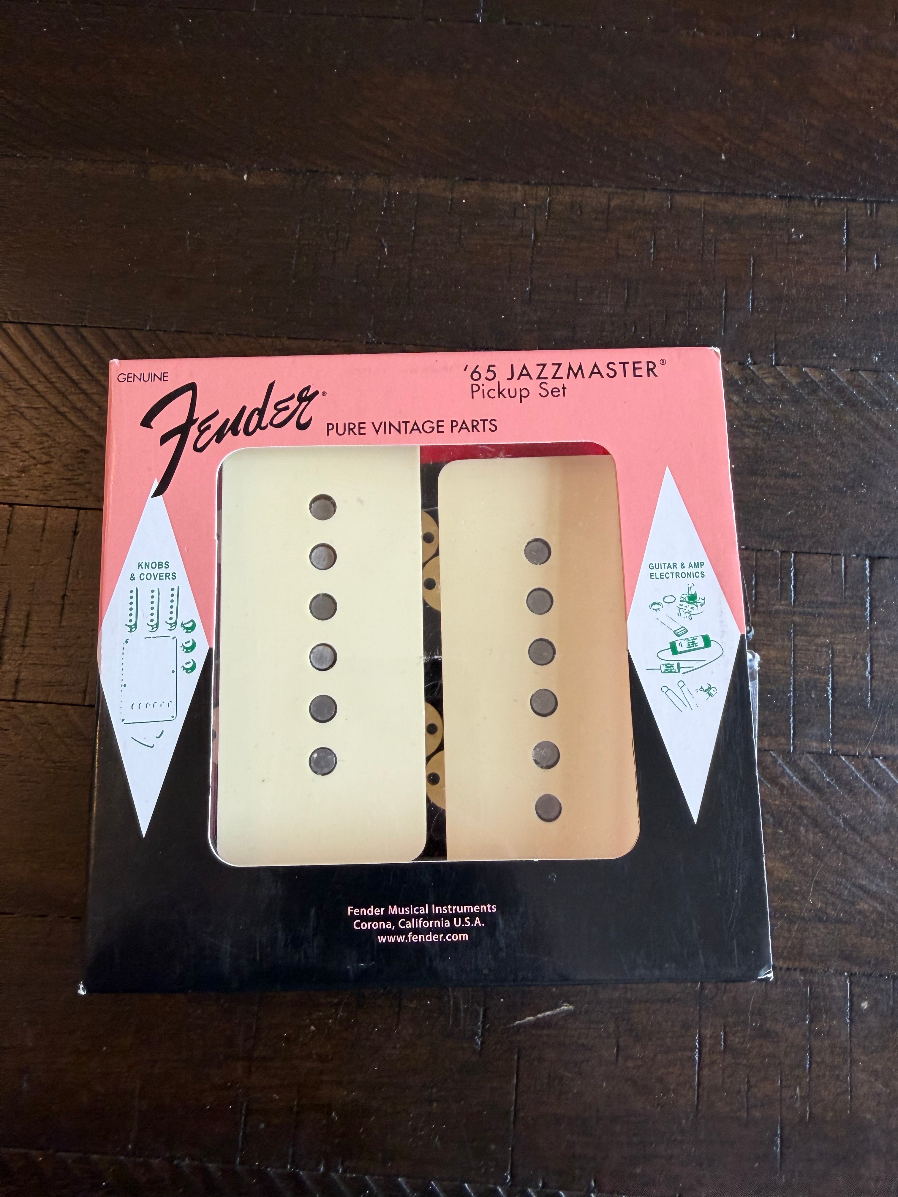 Fender Pure Vintage ‘65 Jazzmaster Electric Guitar Pickup Set - Vintage White