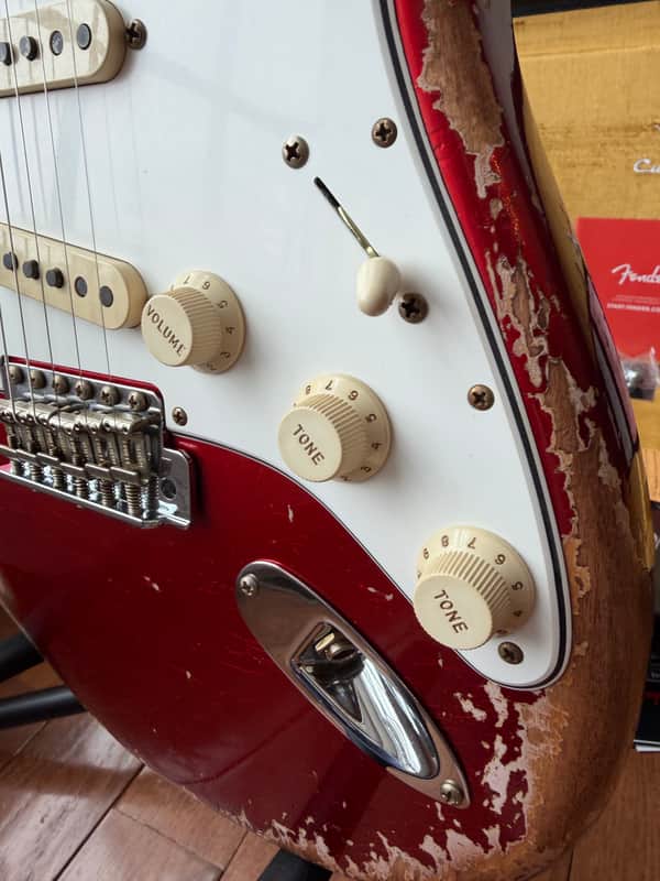 2025 Fender Custom Shop Stratocaster Pro SR25 Super Heavy Relic - Candy Apple Red