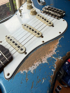 2025 Fender Custom Shop Stratocaster Pro SR25 Super Heavy Relic - Aged Lake Placid Blue