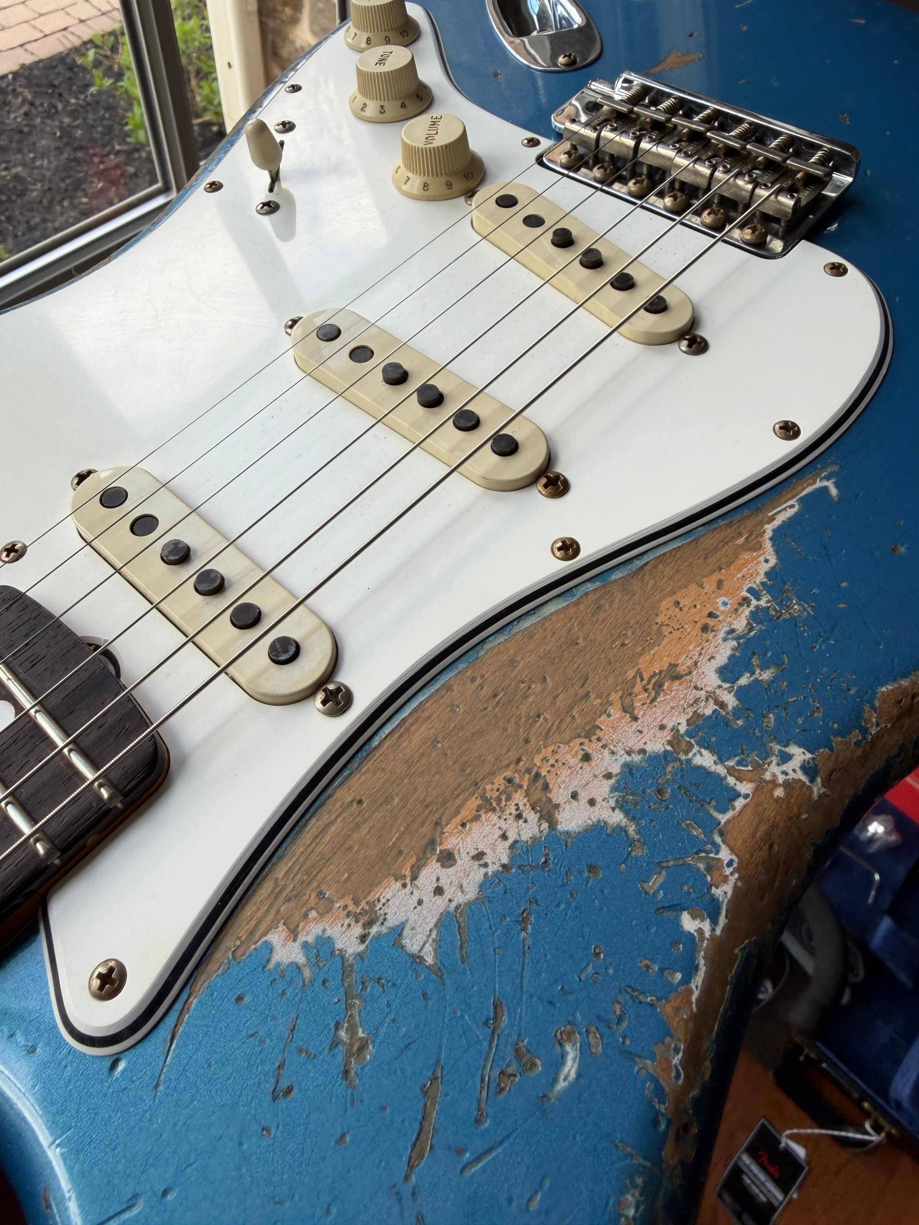 2025 Fender Custom Shop Stratocaster Pro SR25 Super Heavy Relic - Aged Lake Placid Blue