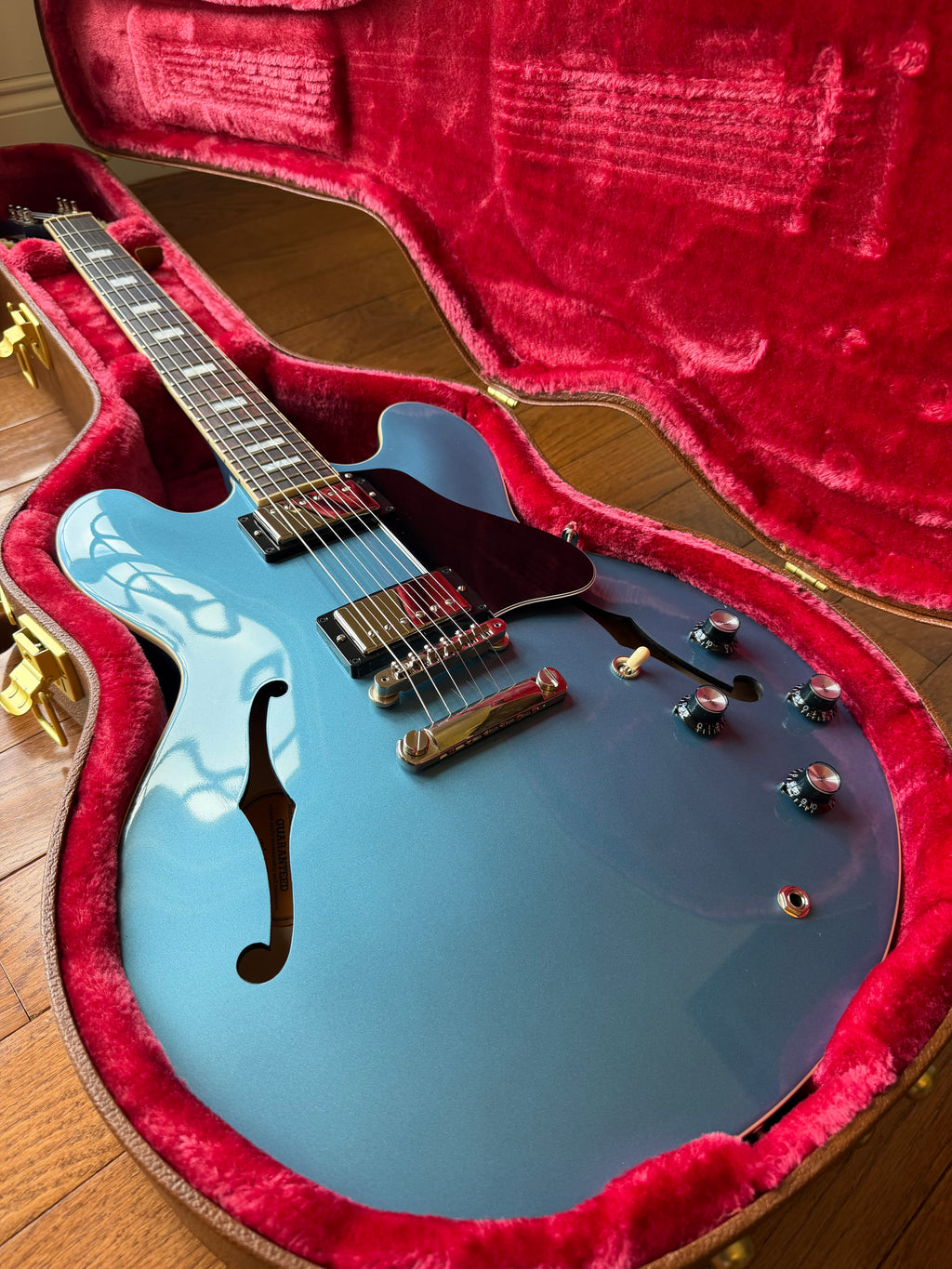 2024 Gibson ES-335 Block Gloss - Pelham Blue