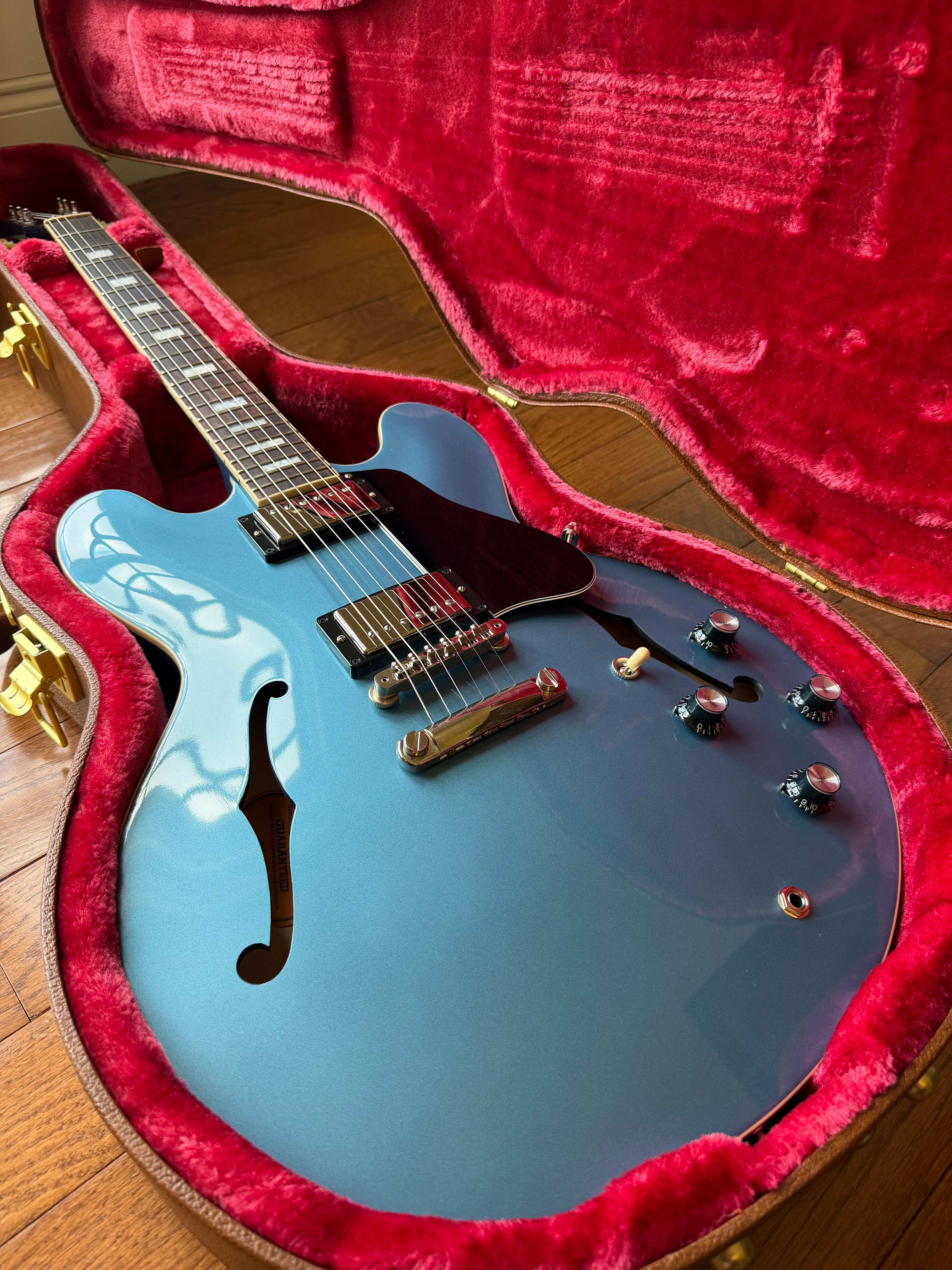 2024 Gibson ES-335 Block Gloss - Pelham Blue