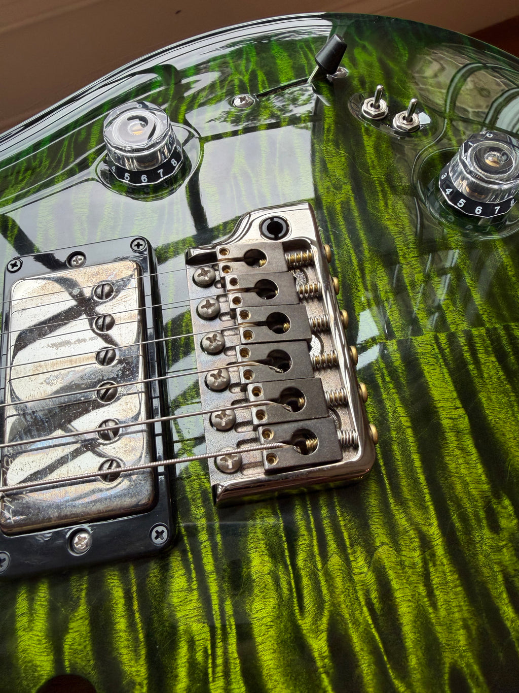 2019 PRS Special Semi-Hollow Wood Library Brazilian Korina - Jade Green Smokeburst