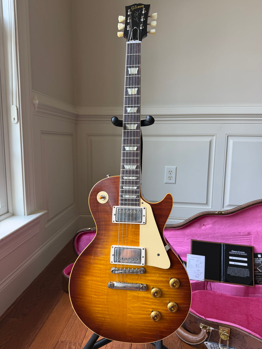 2026 Gibson Custom Shop Les Paul Standard ‘59 Reissue R9 VOS - Iced Tea Burst