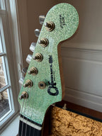 2015 Charvel Custom Shop So Cal - Seafoam Sparkle Nitro Platinum Pink Overspray
