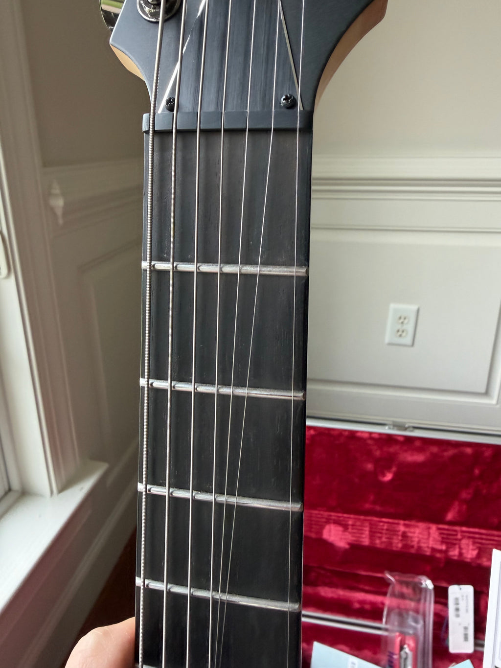 2019 Ibanez Prestige RGD7UCS 7 String - Invisible Shadow Black