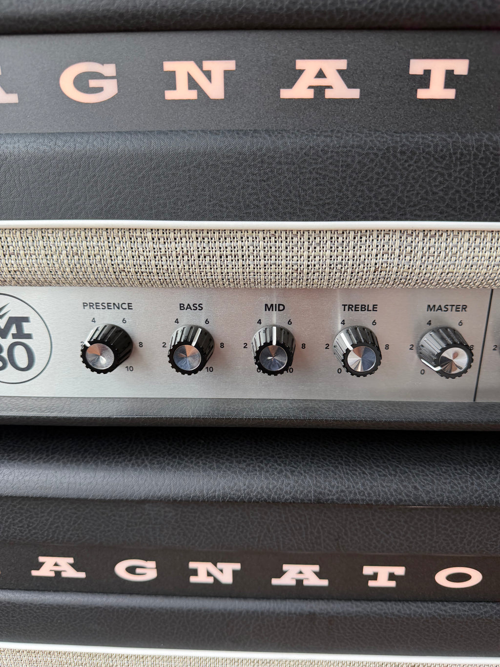2025 Magnatone Super Fifty-Nine M80 Guitar Amp Head and Cab Stack - Image 4