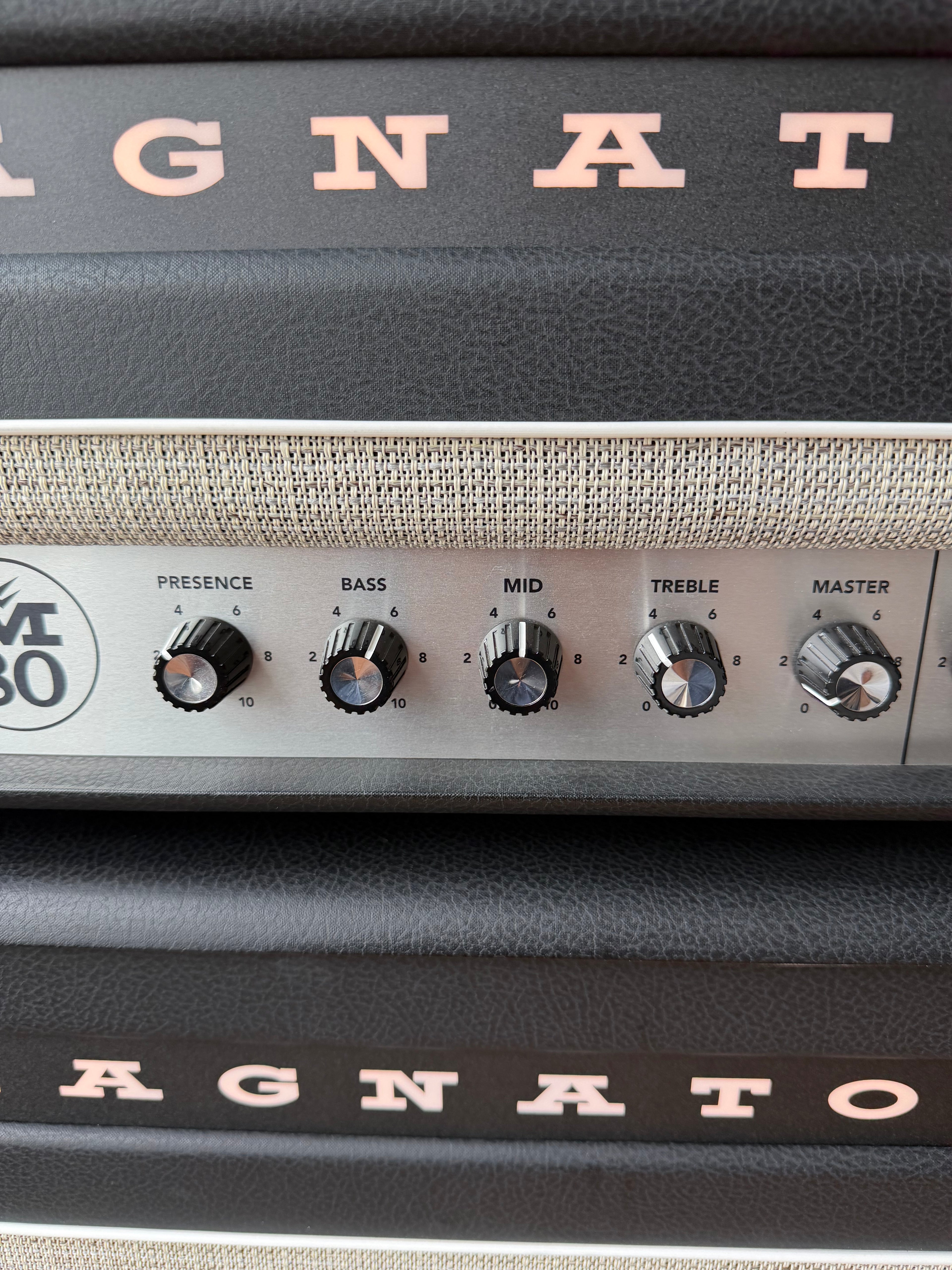 2025 Magnatone Super Fifty-Nine M80 Guitar Amp Head and Cab Stack - Image 4