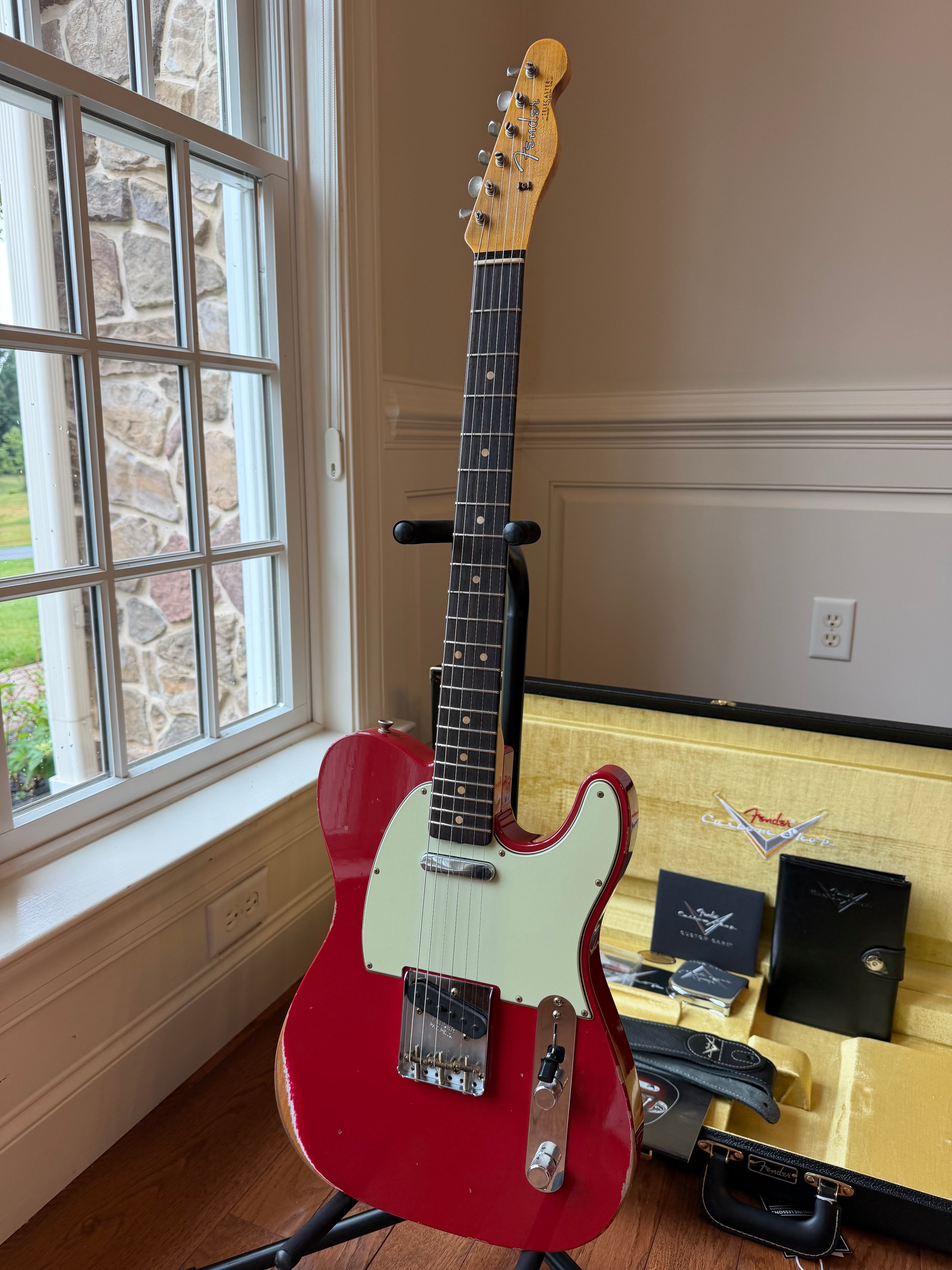 2025 Fender Custom Shop ‘63 Telecaster LR25 Relic - Dakota Red