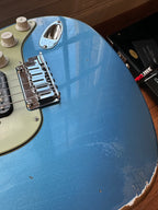 2025 Fender Custom Shop W25 Custom Deluxe Stratocaster Relic S1 HSS - Aged Lake Placid Blue - Image 14