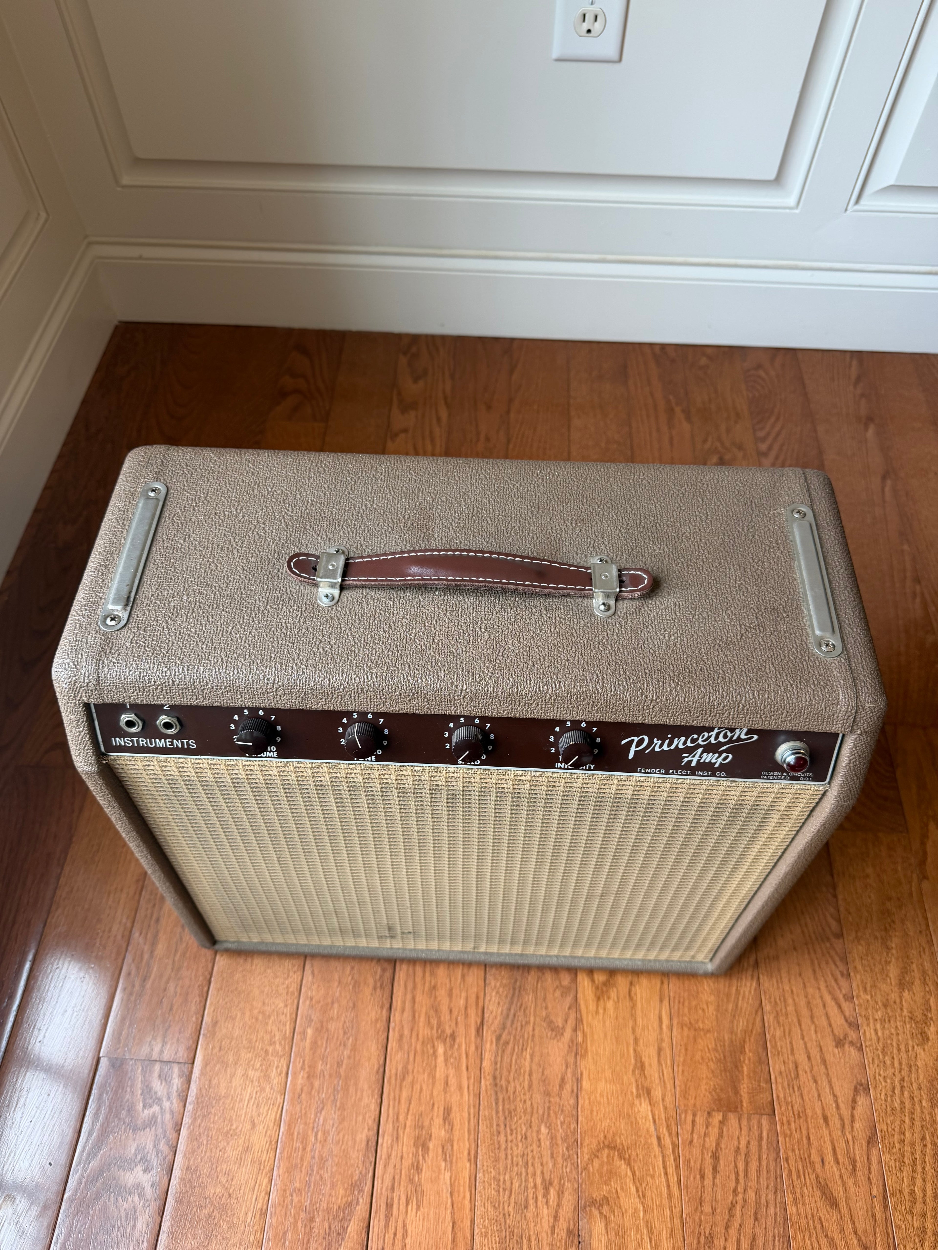 1963 Fender Princeton 6G2 Brownface Guitar Amp