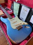 2025 Fender Custom Shop '60 Stratocaster LR25 Relic Limited Edition Matching Headstock - Aged Lake Placid Blue - Image 1