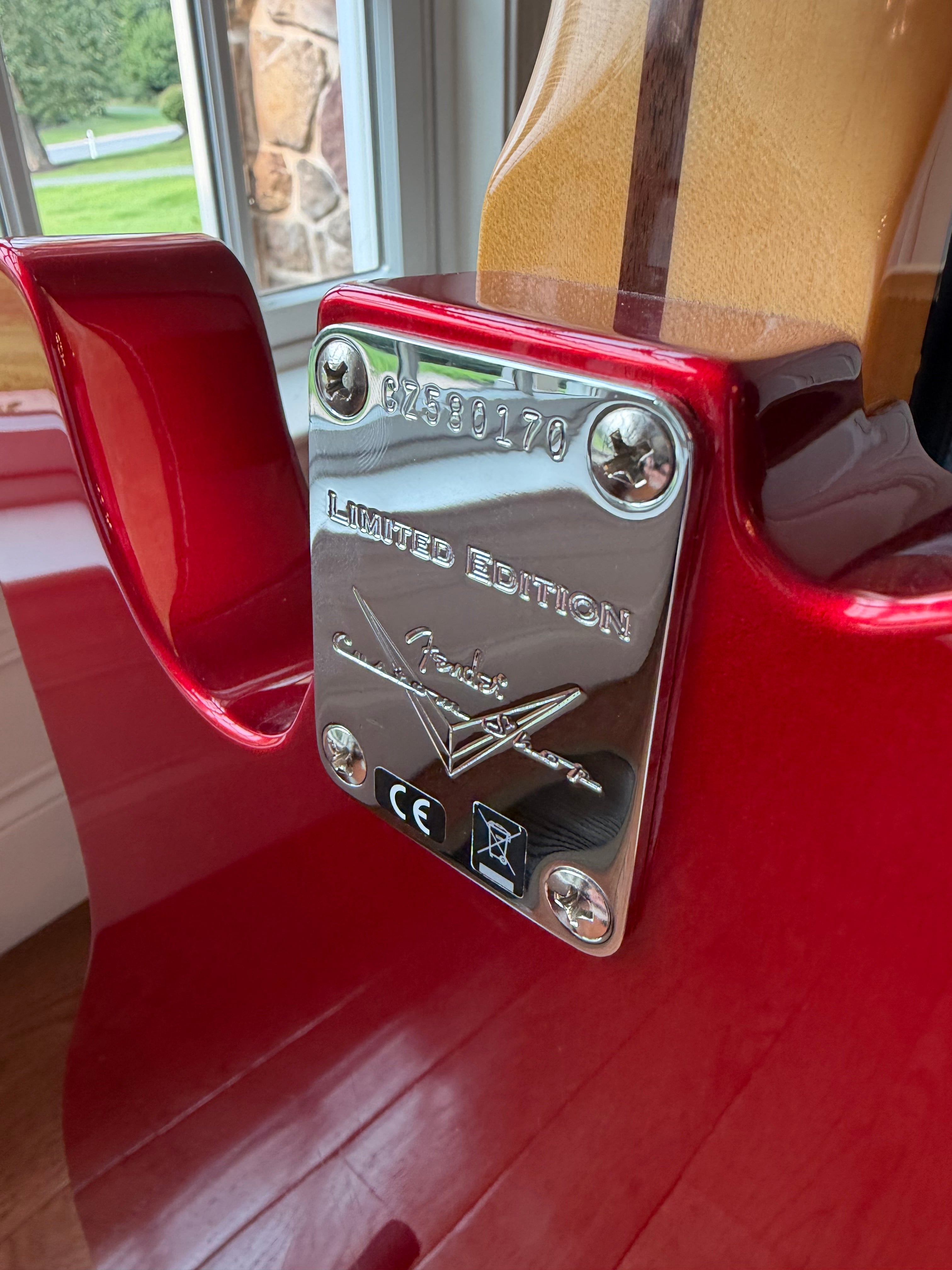 2025 Fender Custom Shop Telecaster W25 Custom Deluxe NOS - Candy Apple Red