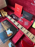 2024 Fender Custom Shop '68 Jazz Bass Journeyman Relic - Aged Candy Apple Red - Image 16