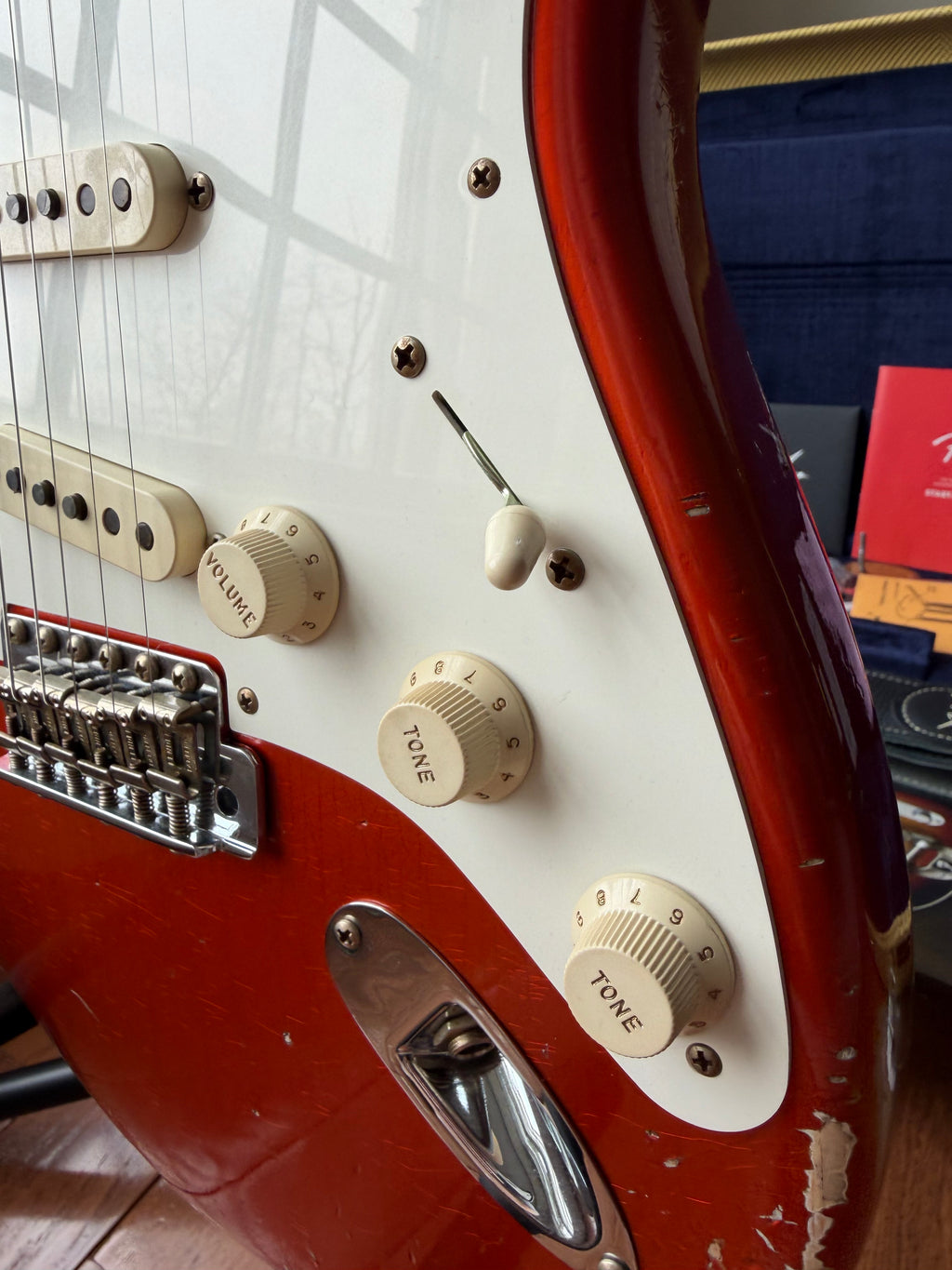 2025 Fender Custom Shop ‘57 Stratocaster SR25 Heavy Relic - Aged Candy Tangerine