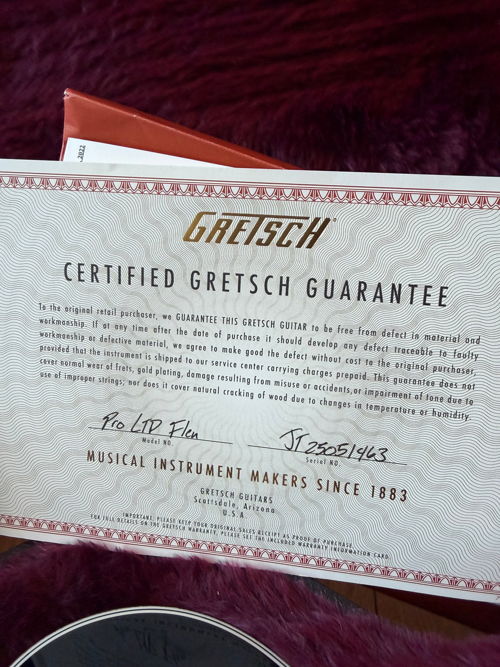 2025 Gretsch Falcon Pro Center Block LTD Limited Edition - Midnight Sapphire Blue
