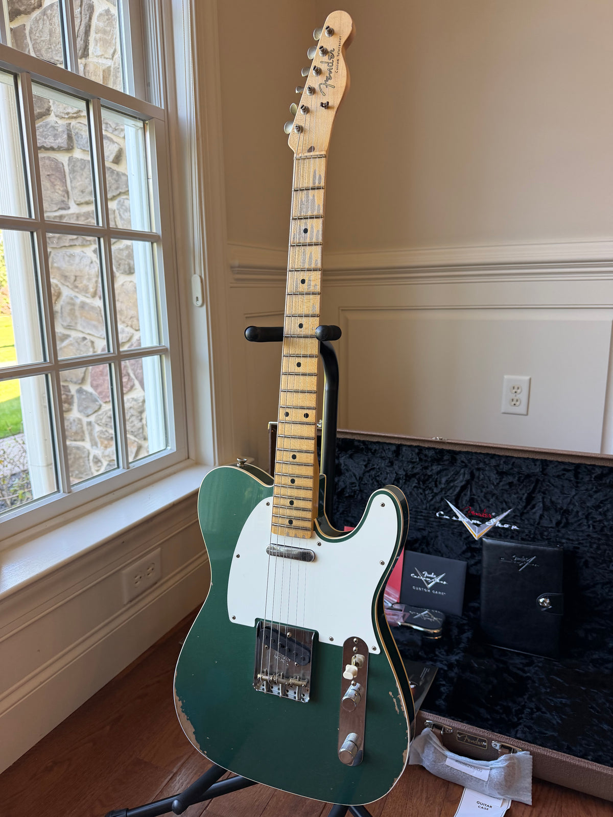 2024 Fender Custom Shop ‘59 Telecaster Custom Relic - Aged Sherwood Metallic