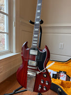 2026 Gibson Custom Shop ‘64 SG Maestro Vibrola VOS - Cherry Red