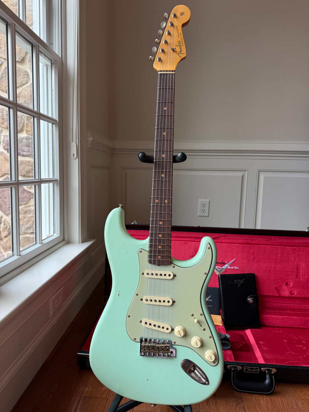 2025 Fender Custom Shop ‘64 Stratocaster L-Series Journeyman Limited Edition - Aged Surf Green