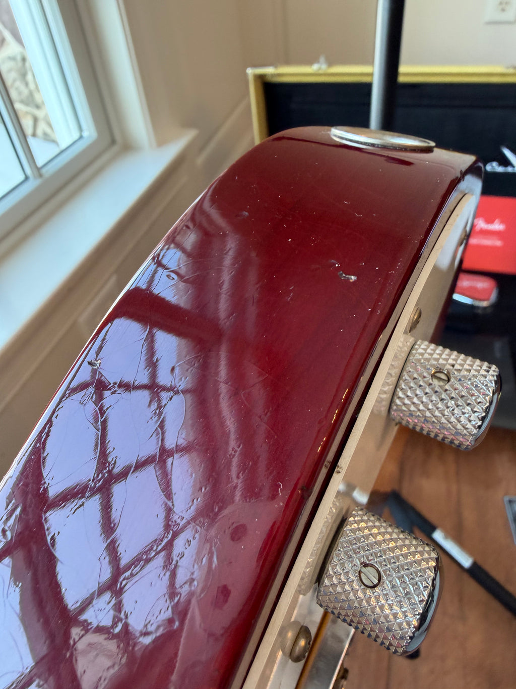 2025 Fender Custom Shop Telecaster Thinline W25 50s Journeyman - Aged Cherry Sunburst - Image 17