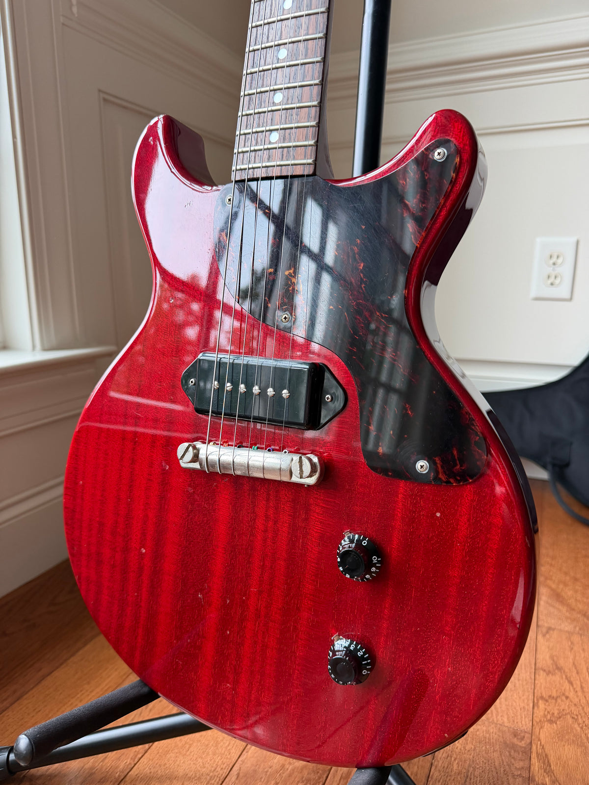 1995 Orville by Gibson Les Paul Junior Double Cut - Cherry Red