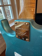 2023 Fender Custom Shop '65 Stratocaster LTD Gold Hardware Neck Binding - Teal Green Metallic - Image 13