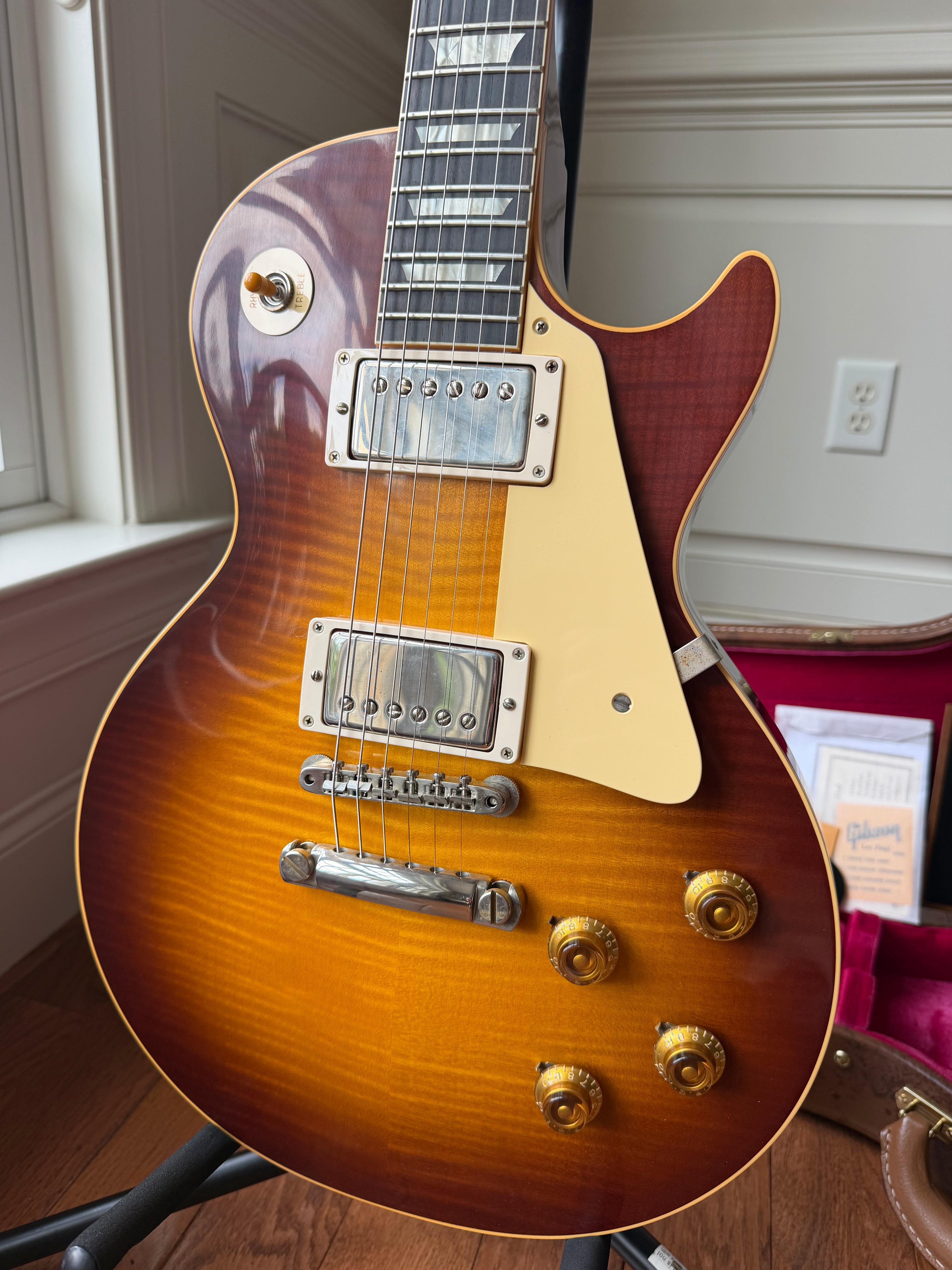 2026 Gibson Custom Shop Les Paul Standard ‘59 Reissue R9 VOS - Iced Tea Burst