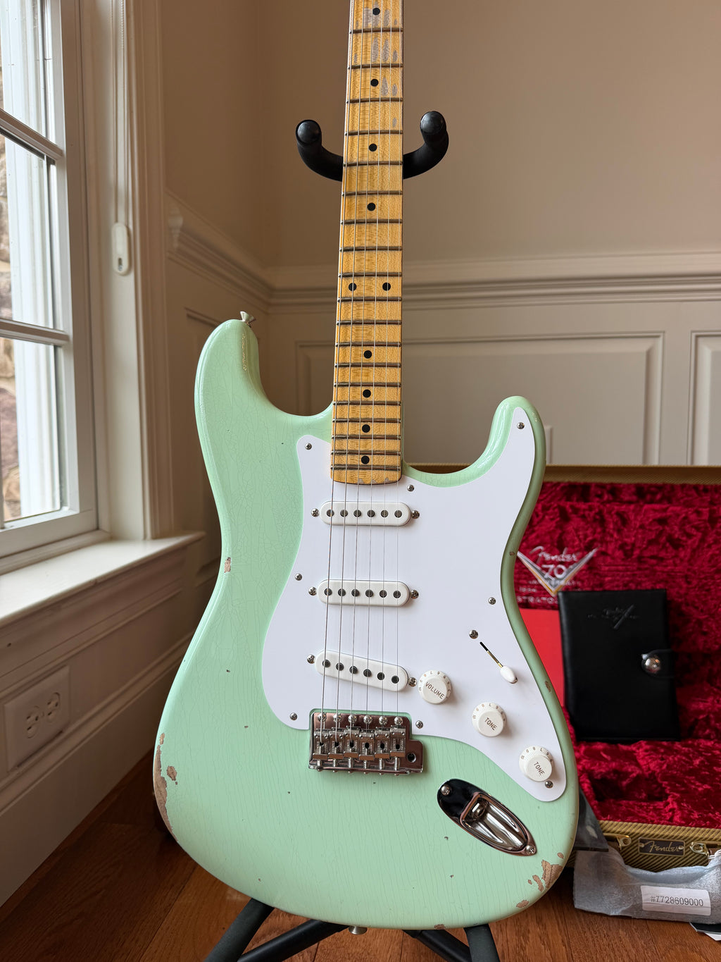 2024 Fender Custom Shop ‘54 Stratocaster 70th Anniversary Relic Limited - Surf Green