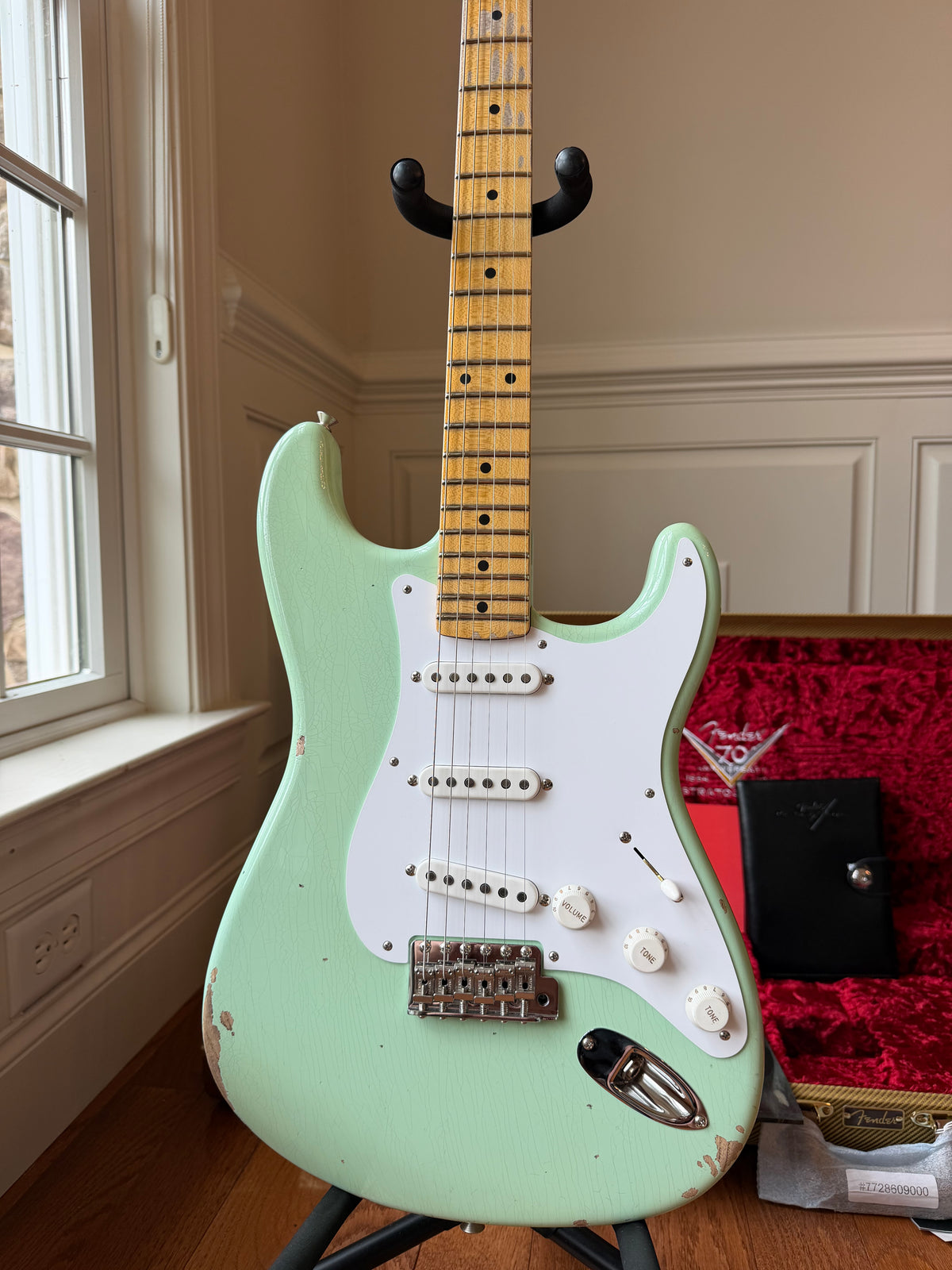 2024 Fender Custom Shop ‘54 Stratocaster 70th Anniversary Relic Limited - Surf Green
