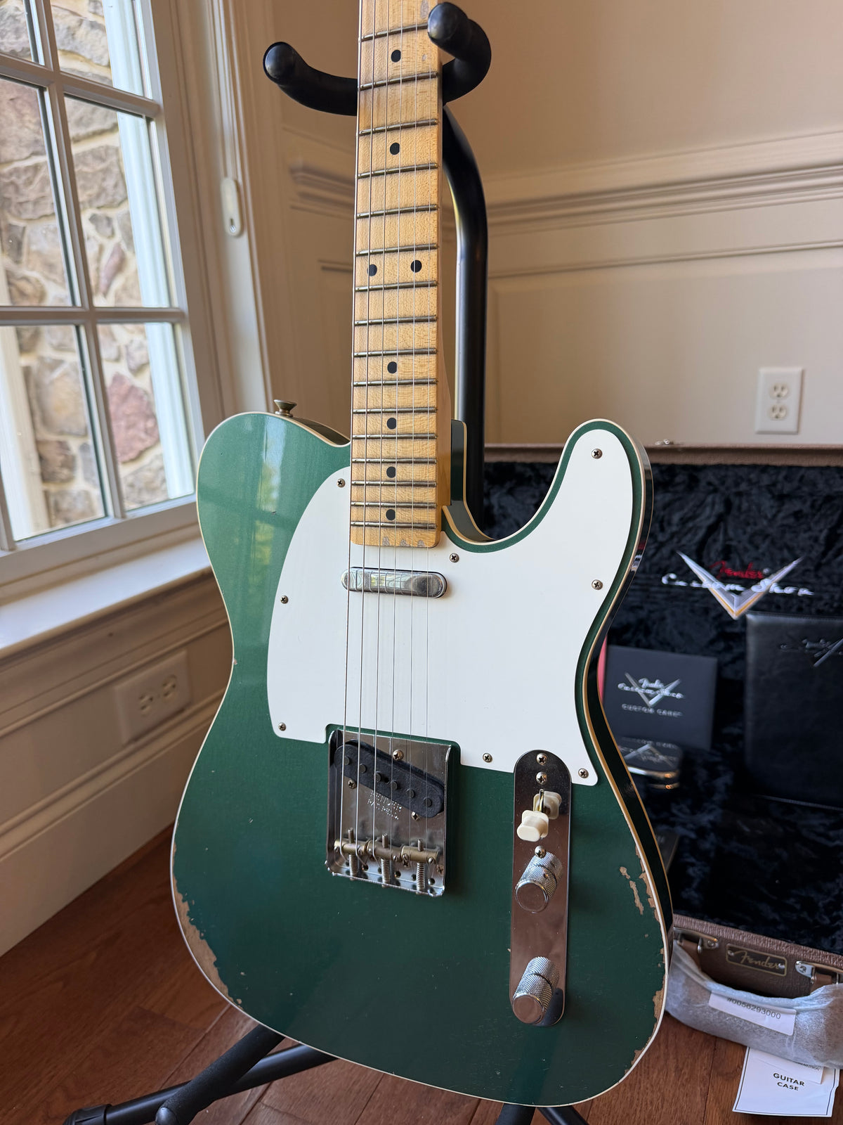 2024 Fender Custom Shop ‘59 Telecaster Custom Relic - Aged Sherwood Metallic