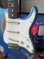 2025 Fender Custom Shop Stratocaster Pro SR25 Super Heavy Relic - Aged Lake Placid Blue