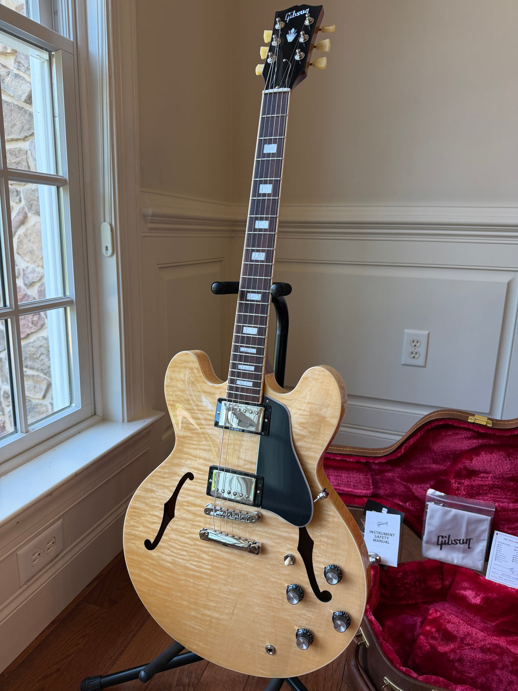 2026 Gibson ES-335 Figured - Antique Natural