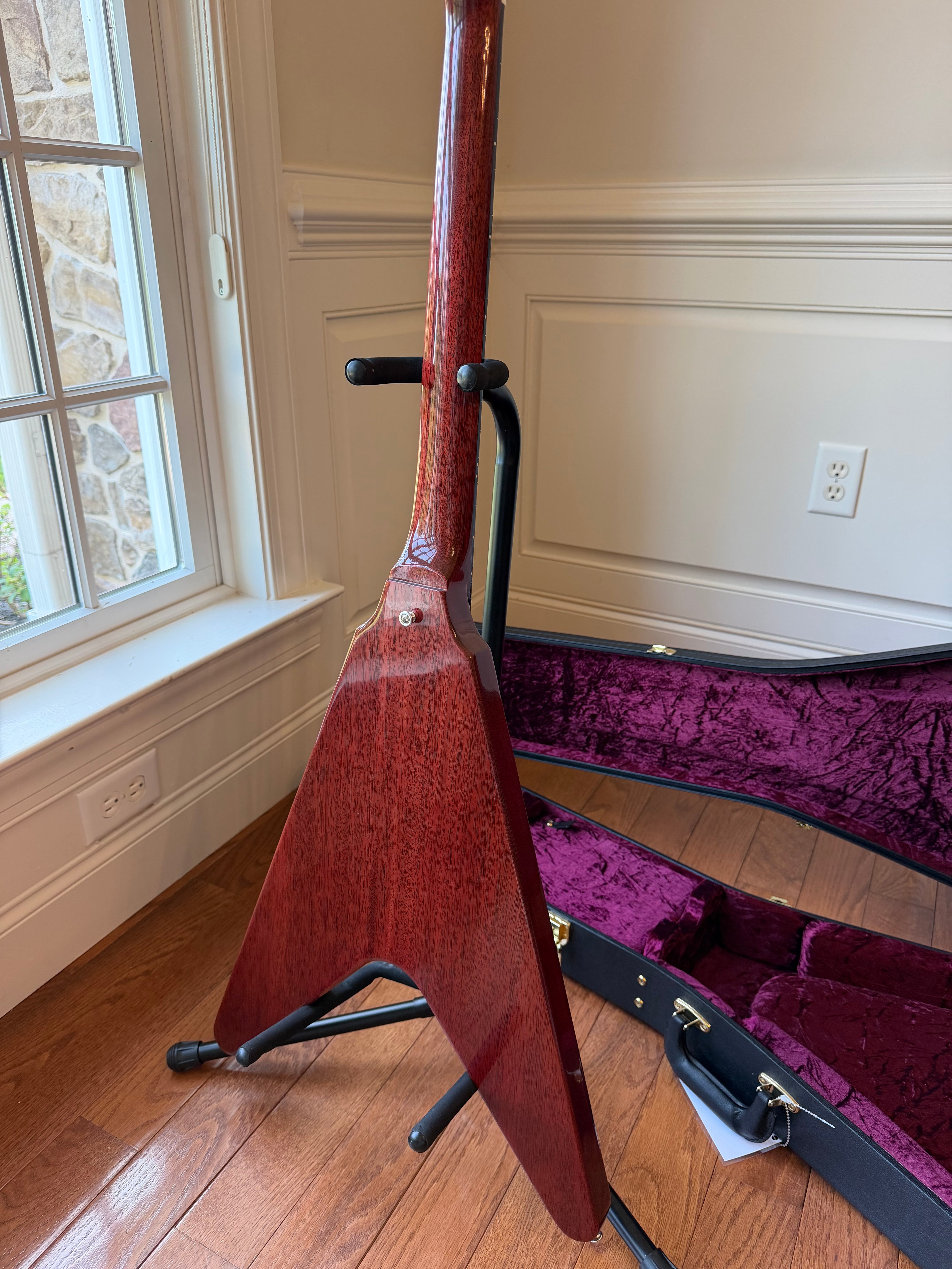 2026 Gibson Custom 1971 Flying V Medallion Reissue VOS - Cherry