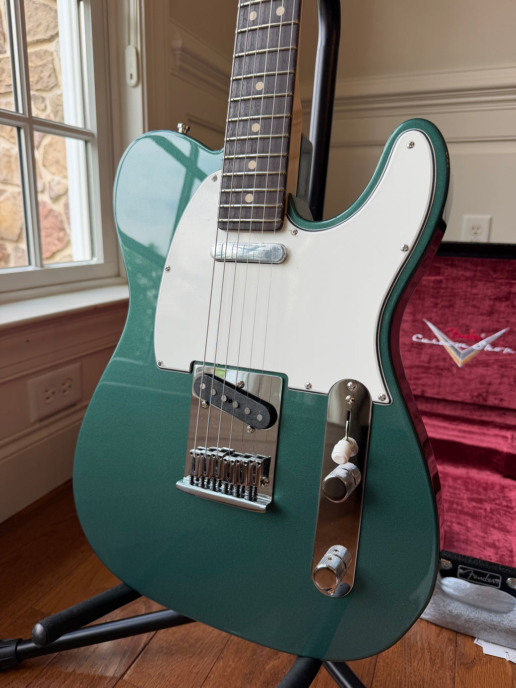 2026 Fender Custom Shop Telecaster W25 Custom Deluxe NOS - Sherwood Green Metallic