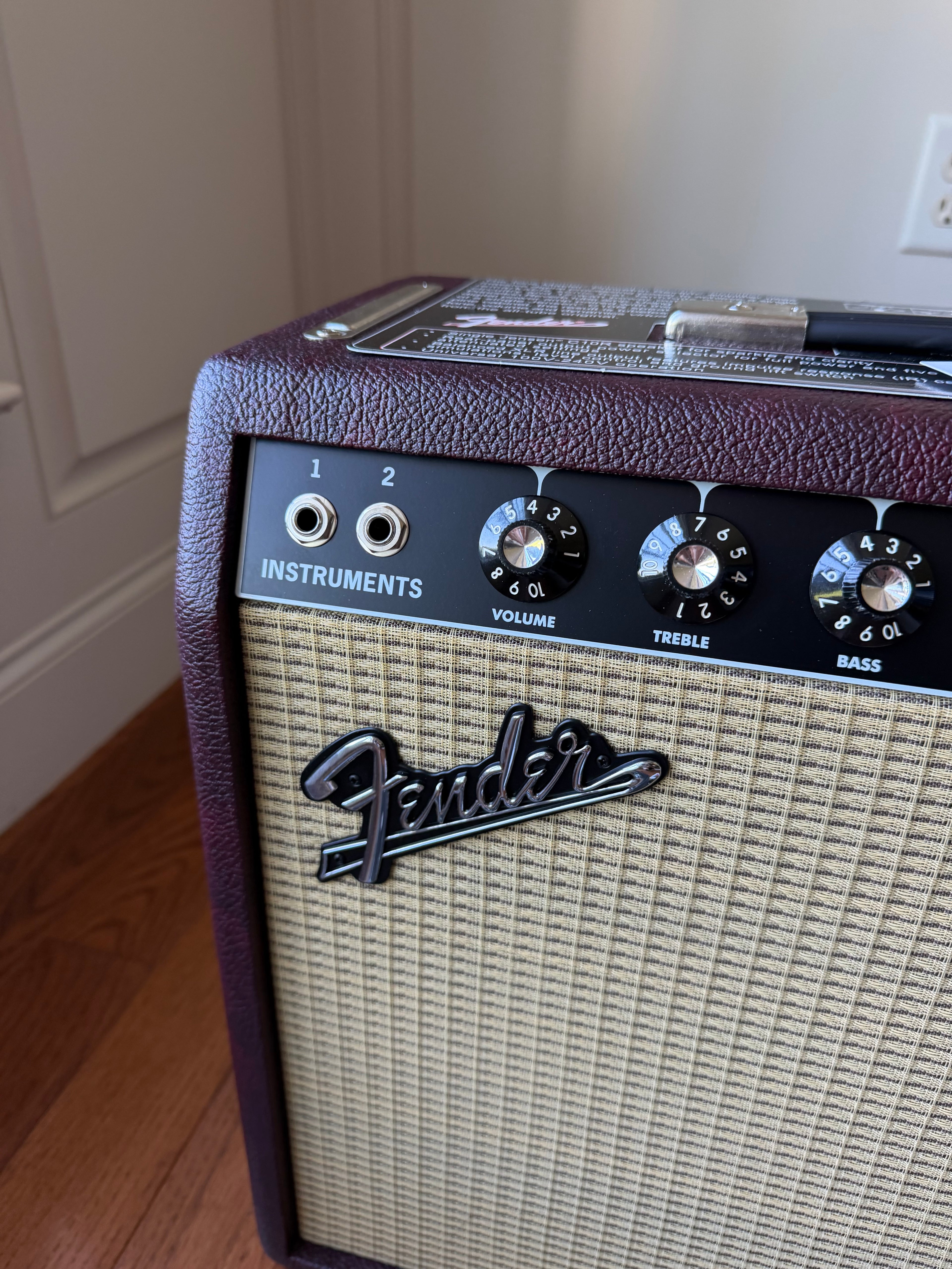 2025 Fender FSR Tone Master Princeton 12-Watt Guitar Amp Combo - Wine