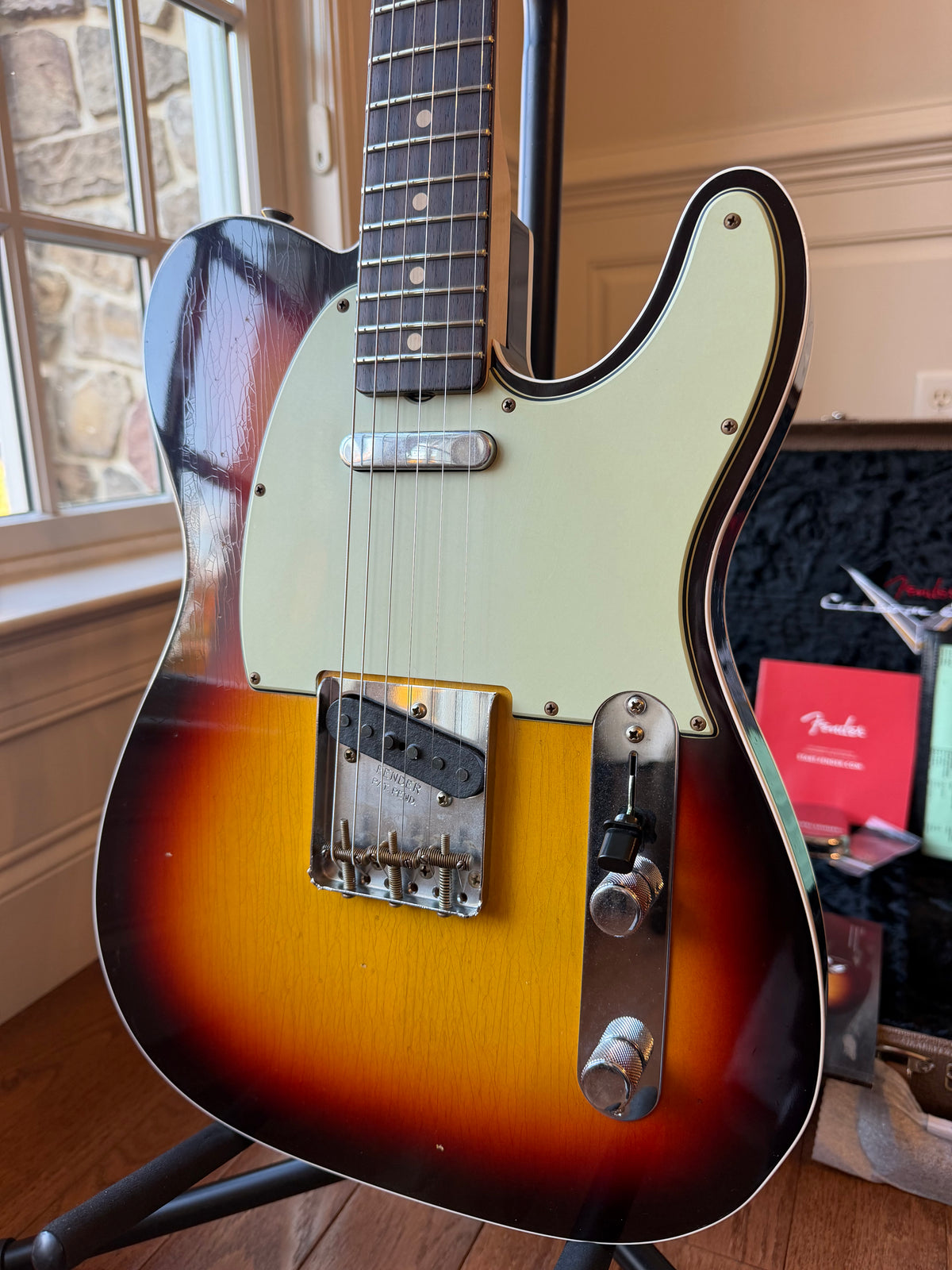 2024 Fender Custom Shop ‘60 Telecaster Custom Journeyman - Chocolate 3 Tone Sunburst