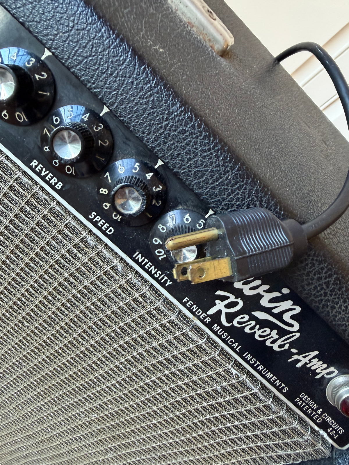 1965 Fender Twin Reverb Blackface Guitar Amp Combo