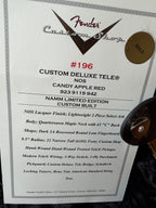 2025 Fender Custom Shop Telecaster W25 Custom Deluxe NOS - Candy Apple Red